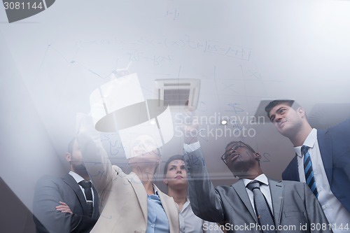Image of business people group at office