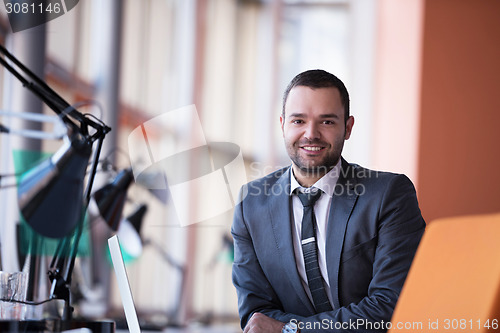 Image of business man at the office