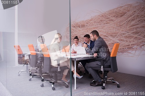 Image of business people group at office
