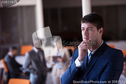 Image of business man at the office