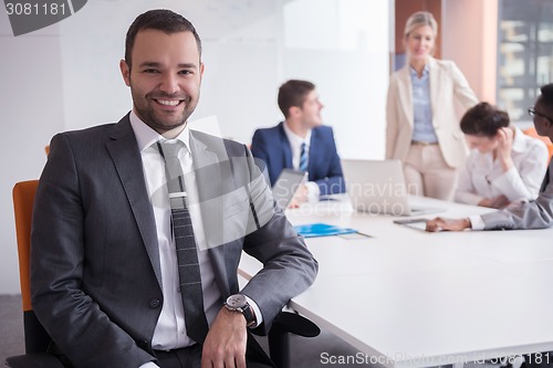 Image of business people group at office