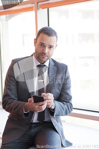 Image of business man at the office