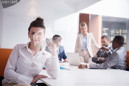 Image of business people group at office
