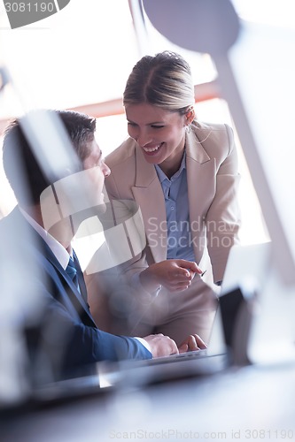 Image of business man at the office