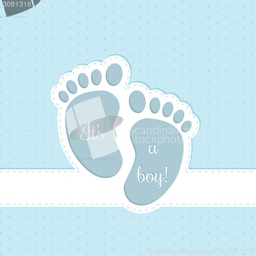 Image of Baby shower greeting card invitation design