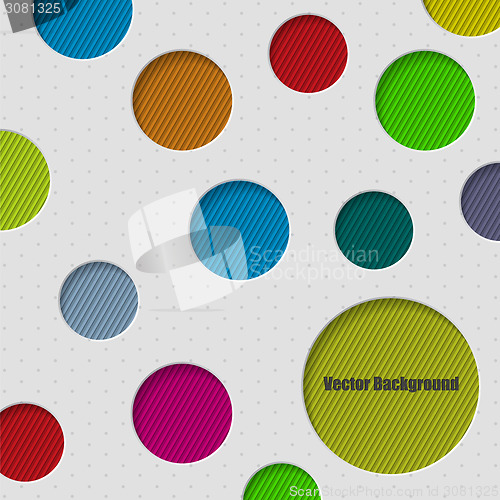 Image of Circle background design with