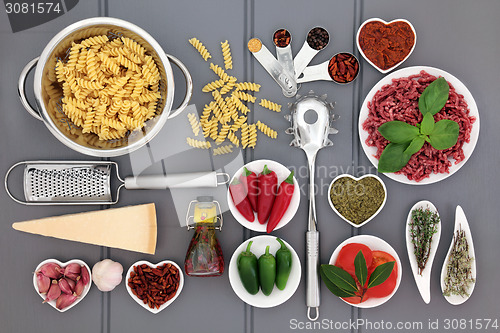 Image of Italian Food  Ingredients