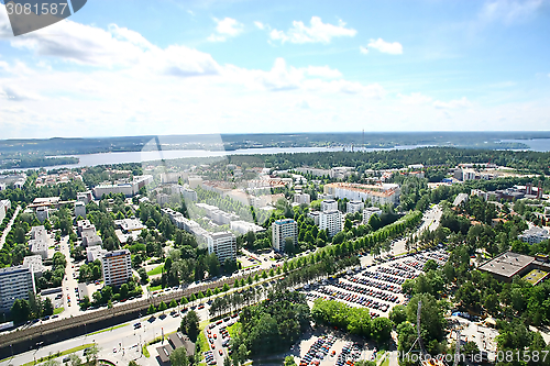 Image of View to town of Tampere, Finland