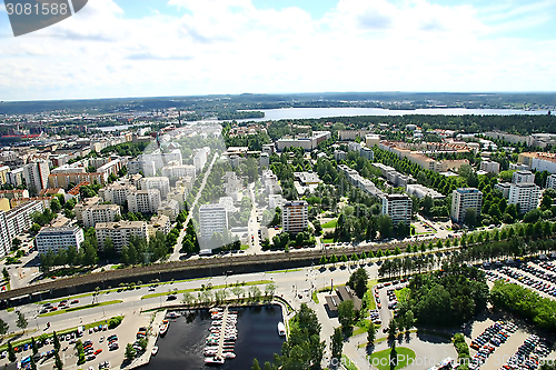 Image of View to town of Tampere, Finland