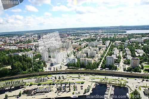 Image of View to town of Tampere, Finland