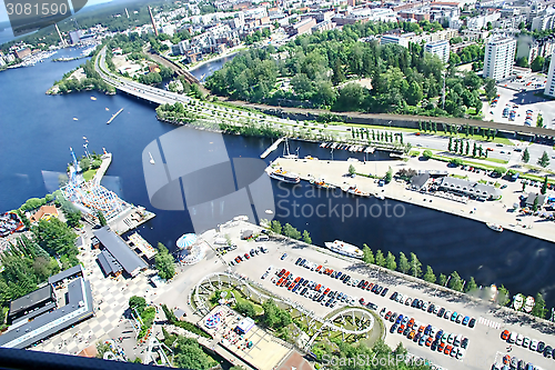 Image of View to town of Tampere, Finland