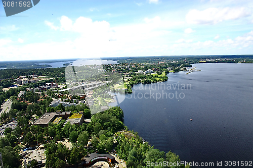 Image of View to town of Tampere, Finland