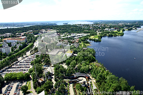 Image of View to town of Tampere, Finland