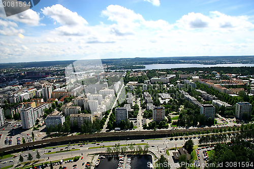 Image of View to town of Tampere, Finland