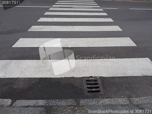 Image of Zebra crossing sign