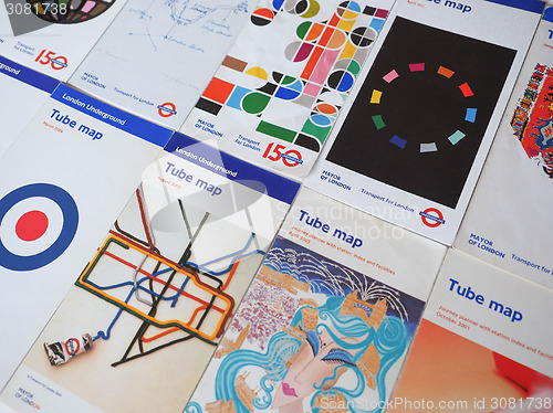 Image of Tube map of London underground