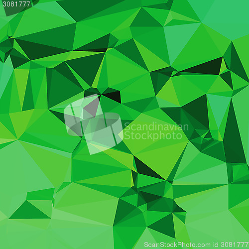 Image of green polygonal background