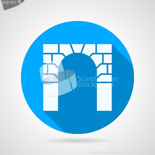 Image of Flat vector icon for arch
