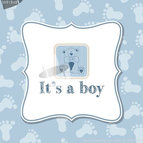 Image of Baby boy  invitation for baby shower