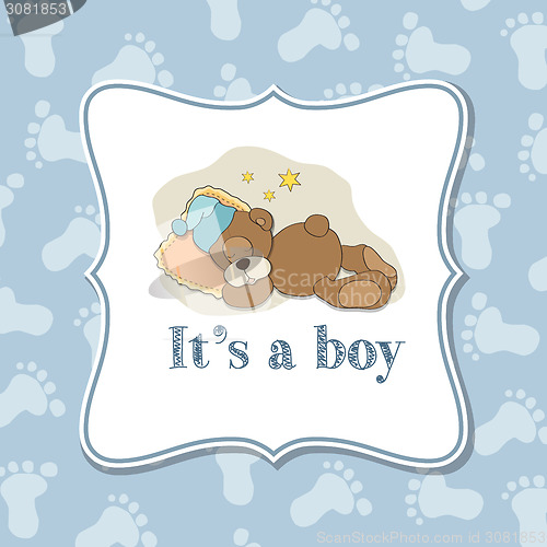Image of Baby boy  invitation for baby shower
