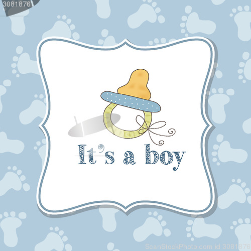 Image of Baby boy  invitation for baby shower