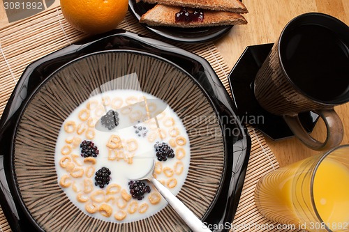 Image of BAD DAY Spelled In Cereal Letters