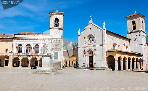 Image of View of the place of Norcia