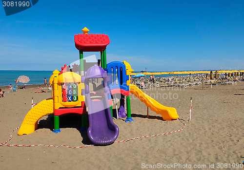 Image of Toys on the beach