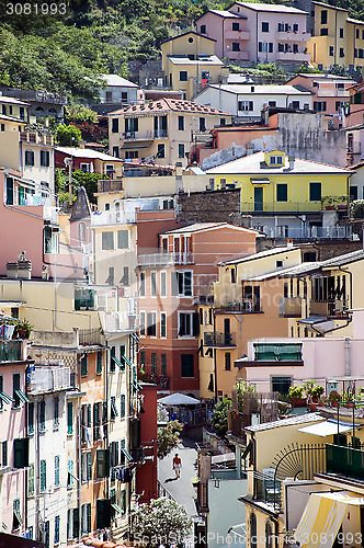 Image of View of cinqueterre from riomaggiore