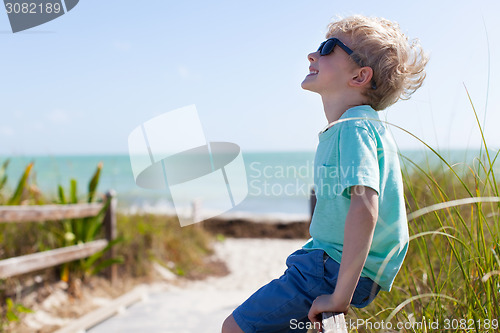 Image of boy at vacation