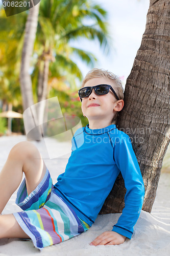 Image of boy at vacation