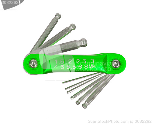 Image of Hex key wrench set 