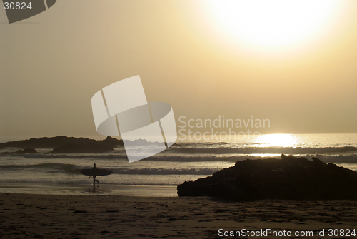 Image of Sunset on the beach