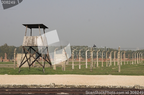 Image of Watch tower - Birkenau