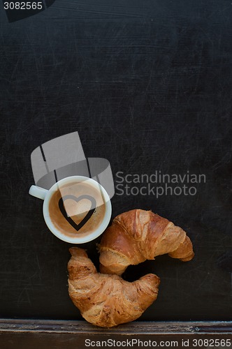 Image of hearts coffee