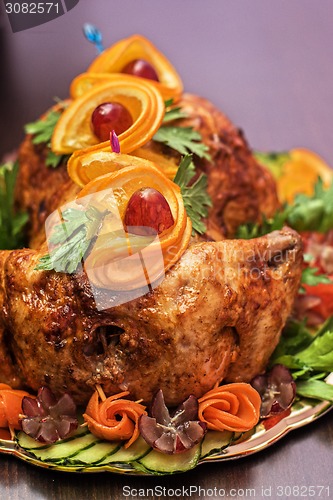 Image of Whole roasted chicken 
