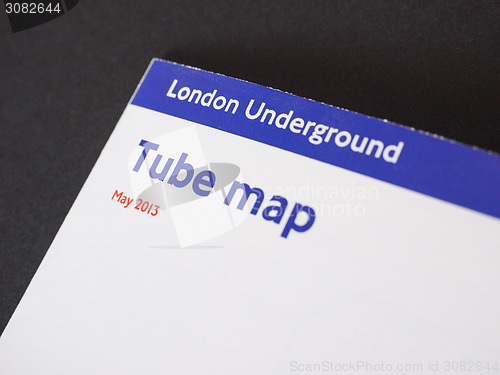 Image of Tube map of London underground