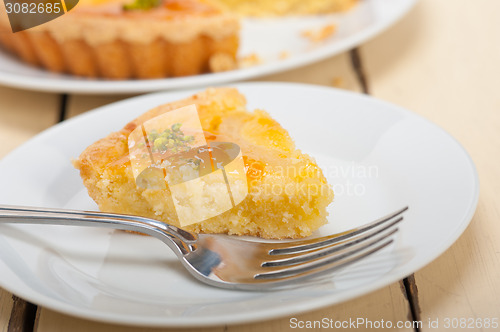 Image of fresh pears pie dessert cake 