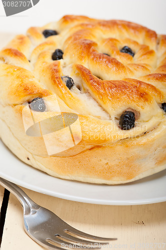 Image of blueberry bread cake dessert 