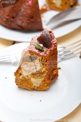 Image of chestnut cake bread dessert