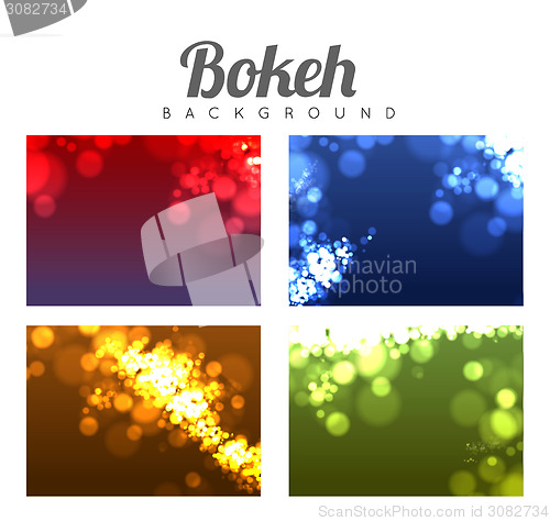 Image of Abstract bokeh background