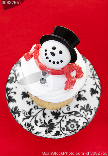 Image of Snowman Cupcake