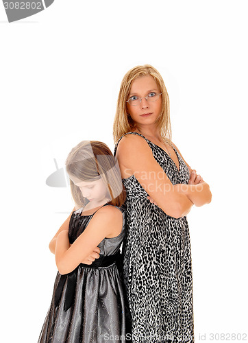 Image of Mad mom and daughter.
