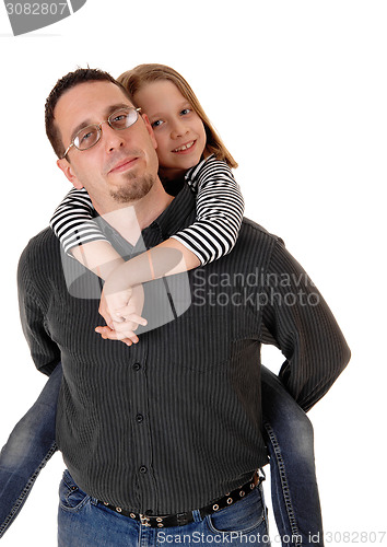 Image of Father with daughter.