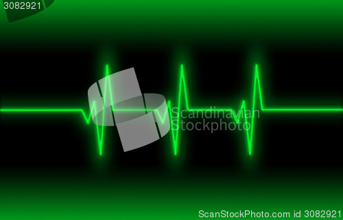 Image of Electrocardiogram - Concept of healthcare