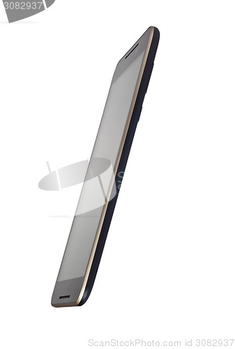 Image of Side view of a touch screen smartphone