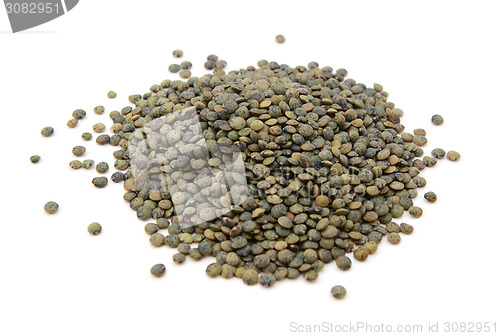 Image of Marbled dark green lentils
