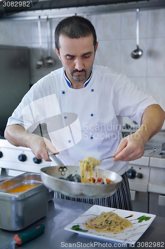 Image of chef preparing food