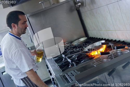 Image of chef preparing food