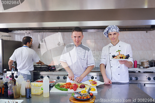 Image of chef preparing food